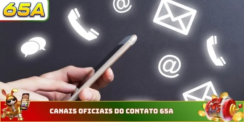 Canais oficiais do contato 65a