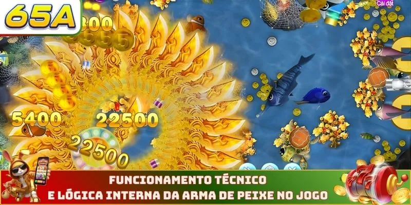 Funcionamento técnico e lógica interna da arma de peixe no jogo