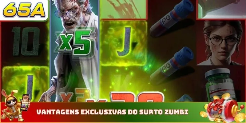Vantagens exclusivas do surto zumbi