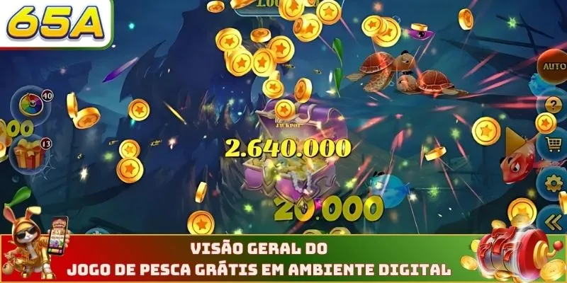 Visão geral do jogo de pesca grátis em ambiente digital